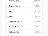 Miegamojo lova Malm 180x200 su patalynės dėže - nuotraukos Nr. 13