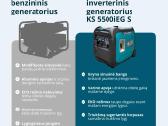 Könner & Söhnen 5500iegs inverterinis generatorius - nuotraukos Nr. 5