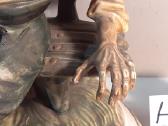 Didelė Italijos capodimonte klajūno statulėlė - nuotraukos Nr. 12