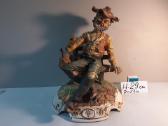 Didelė Italijos capodimonte klajūno statulėlė - nuotraukos Nr. 18