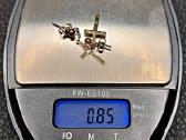 Auksiniai auskarai 14k (585 praba) 0,85g. - nuotraukos Nr. 5