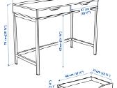 Ikea Alex rašomasis stalas - nuotraukos Nr. 3