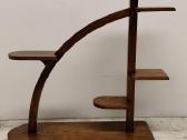 Medinis gėliu stovas art Deco stiliumi - nuotraukos Nr. 2