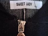 Sweet Lady naujas juodai baltas dryžuotas pončas - nuotraukos Nr. 6