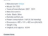 Onkyo A-9755 stiprintuvas, Dx-7555 CD grotuvas - nuotraukos Nr. 6