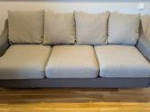 Sofa 3-vietė puikios būklės - nuotraukos Nr. 2