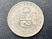 1/2 solio 1923m. Peru sidabras - nuotraukos Nr. 2