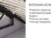 Dvigulė miegamojo lova su patalynės dėže - nuotraukos Nr. 20