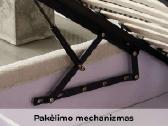 Dvigulė miegamojo lova su patalynės dėže - nuotraukos Nr. 13