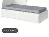 Naudota išskleidžiama Ikea lova dviems. - nuotraukos Nr. 5