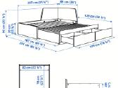 Naudota išskleidžiama Ikea lova dviems. - nuotraukos Nr. 4