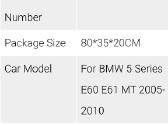 Bmw 5 serijos E60/e61 bamperio apdaila front lipas - nuotraukos Nr. 8