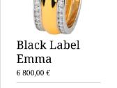Tillander Emma Black diamond ring gold - nuotraukos Nr. 3