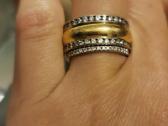 Tillander Emma Black diamond ring gold - nuotraukos Nr. 24