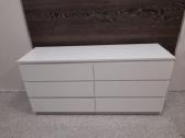 Ikea komoda Malm šešių stalčių su stalviršiu - nuotraukos Nr. 2