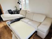 Odinė sofa-lova su patalynės dėže - nuotraukos Nr. 4