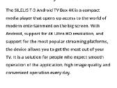 Android TV priedėlis Silelis T-3 (4k) - nuotraukos Nr. 7