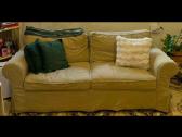 Pūkinė sofa su miegama dalimi - nuotraukos Nr. 2