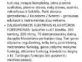 Glary 61 klavišo elektroninis pianinas - nuotraukos Nr. 4