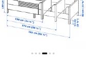 Ikea Busunge vaikiška lovelė lovytė lova - nuotraukos Nr. 5