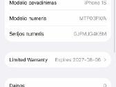iPhone 15 128gb - nuotraukos Nr. 4