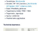 Nordmende Hifi Rp 1010 patefonas - nuotraukos Nr. 5