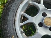 Ratlankiai r15 4x100 su padangomis 195/65 - nuotraukos Nr. 2