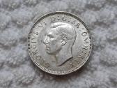 Didžioji Britanija 1 šilingas sidabras 1945 - nuotraukos Nr. 2