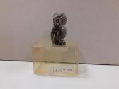 Akmeninė pelėdėlė, rankų darbo, H-7cm. - nuotraukos Nr. 5