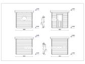 Medinė pirtis „Compact Spa“ 2,40x2,40 m, 45 mm - nuotraukos Nr. 3