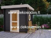 Medinė pirtis „Compact Spa“ 2,40x2,40 m, 45 mm - nuotraukos Nr. 7