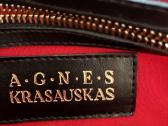 Originali rankų darbo Agnes Krasauskas rankinė - nuotraukos Nr. 4