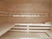 Medinė pirtis „Baltic Heat“ 5,80x2,40 m, 45 mm - nuotraukos Nr. 5