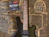 Juoda elektrinė gitara su Floyd Rose tremolo - nuotraukos Nr. 5