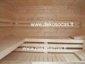 Medinė pirtis „Nordic Haven“ 5,10x3,60 m, 45 mm - nuotraukos Nr. 5