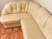 Parduodama didelė odinė kampinė sofa, gera būklė - nuotraukos Nr. 2