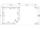 Medinis sodo namelis „Montis 3,90x3,90 m su terasa - nuotraukos Nr. 3