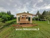 Medinis sodo namelis „Montis 3,90x3,90 m su terasa - nuotraukos Nr. 4