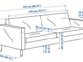 Trivietė Ikea sofa Saltsjöbaden (Nauja) - nuotraukos Nr. 4