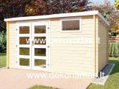 Medinis sodo namelis„urbanflatplus“3,90x3,90 m28mm - nuotraukos Nr. 4