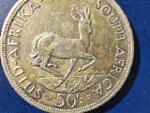 Pietu Afrika Par 1964 50 cents Ag500 28,28gr - nuotraukos Nr. 2