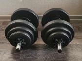 Reguliuojami hanteliai 2x10kg Sportbay - nuotraukos Nr. 2