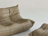 Ligne Roset Togo sofa ir pufas - nuotraukos Nr. 2