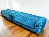 Chesterfield komplektas 3+2 su miegojimo fungcija - nuotraukos Nr. 3