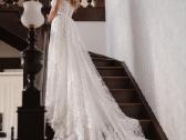 Vienetinė vestuvinė suknelė ivory spalvos - nuotraukos Nr. 3