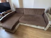 Kampinė sofa-lova ir du foteliai - nuotraukos Nr. 5