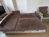 Kampinė sofa-lova ir du foteliai - nuotraukos Nr. 9