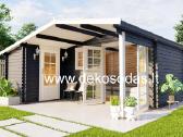 Medinis sodo namelis „nordis“ 5,10x4,80 m, 40 mm - nuotraukos Nr. 4