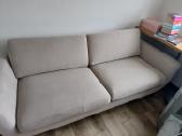 Moderni 3 vietų sofa su dideliu pufu - nuotraukos Nr. 3