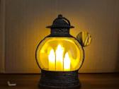 Mini dekoratyvinis LED žibintas su žvakių imitaci - nuotraukos Nr. 7